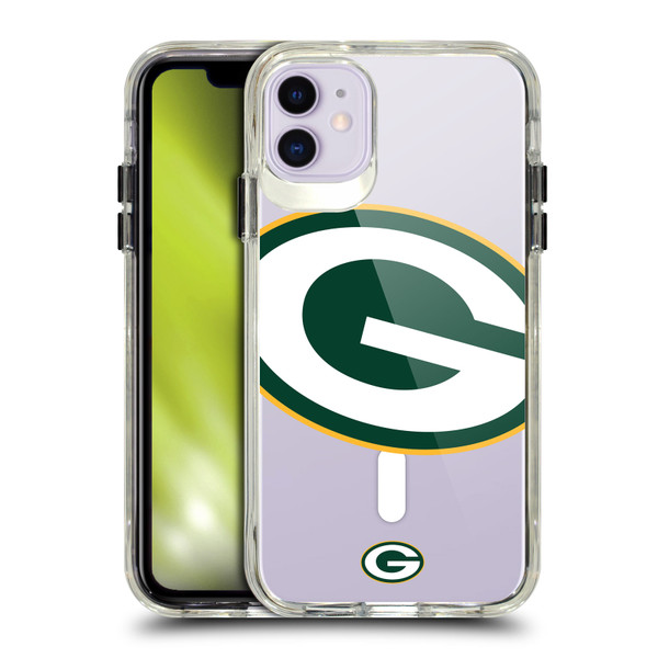 NFL Green Bay Packers Oversized SHOCKPROOF BUMPER CASE COMPATIBLE WITH Apple iPhone 11 & MAGSAFE