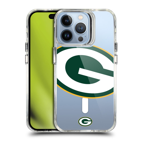 NFL Green Bay Packers Oversized SHOCKPROOF BUMPER CASE COMPATIBLE WITH Apple iPhone 13 Pro & MAGSAFE