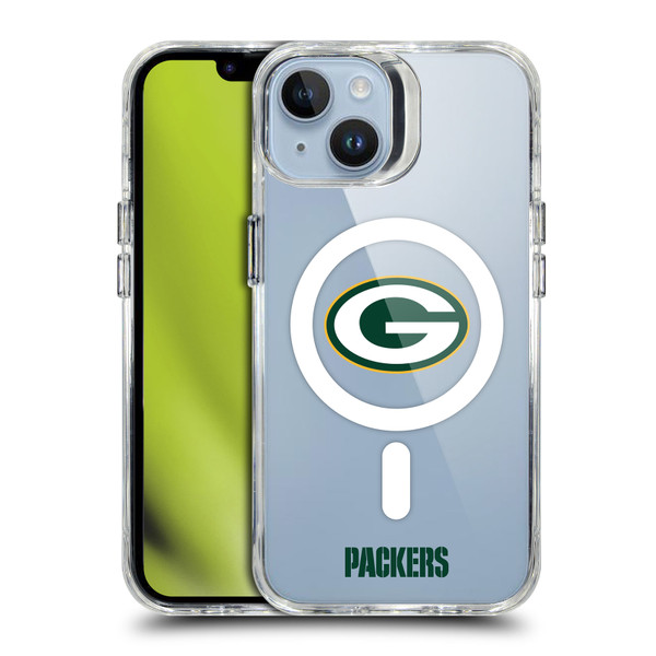 NFL Green Bay Packers Logo SHOCKPROOF BUMPER CASE COMPATIBLE WITH Apple iPhone 14 & MAGSAFE