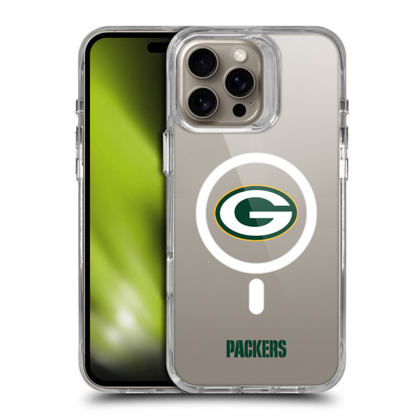 NFL Green Bay Packers Logo SHOCKPROOF BUMPER CASE COMPATIBLE WITH Apple iPhone 16 Pro Max & MAGSAFE