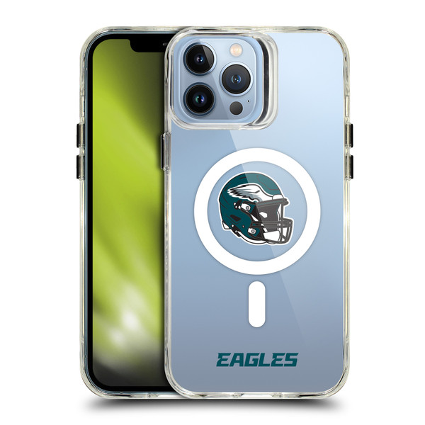 NFL Philadelphia Eagles Helmet Logotype SHOCKPROOF BUMPER CASE COMPATIBLE WITH Apple iPhone 13 Pro Max & MAGSAFE