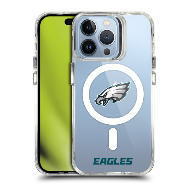 NFL Philadelphia Eagles Logo SHOCKPROOF BUMPER CASE COMPATIBLE WITH Apple iPhone 13 Pro & MAGSAFE