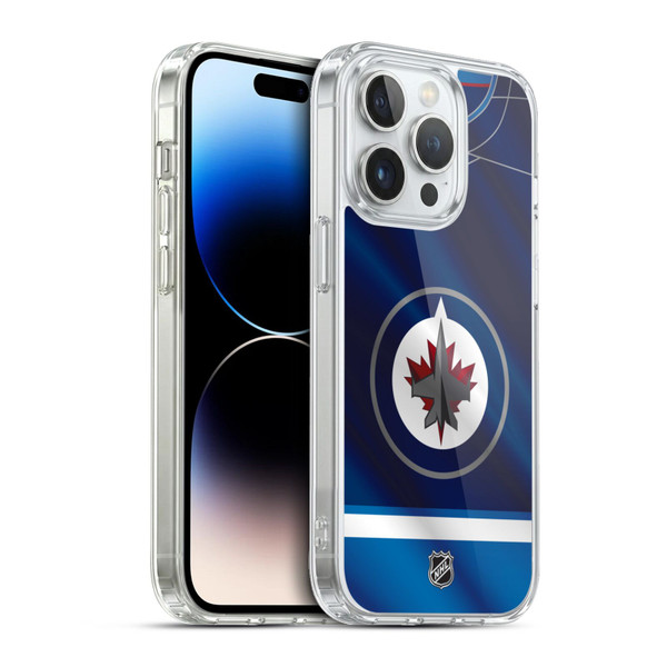 NHL Winnipeg Jets Jersey Soft Gel Case for Apple iPhone 13 Pro & MagSafe
