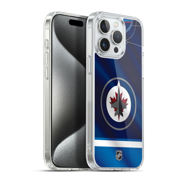 NHL Winnipeg Jets Jersey Soft Gel Case for Apple iPhone 15 Pro Max & MagSafe
