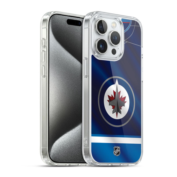 NHL Winnipeg Jets Jersey Soft Gel Case for Apple iPhone 15 Pro & MagSafe
