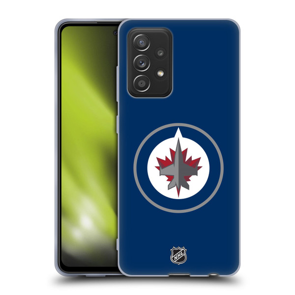 NHL Winnipeg Jets Plain Soft Gel Case for Samsung Galaxy A52 / A52s / 5G (2021)