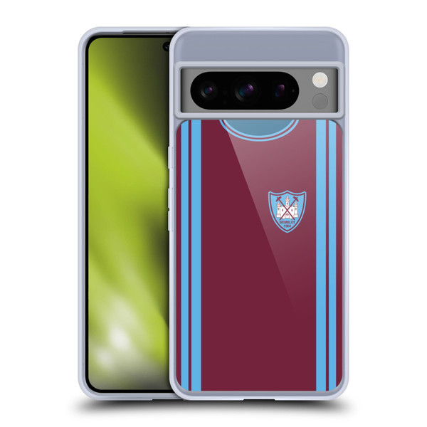 West Ham United FC Retro Kits 1964 FA Cup Final Soft Gel Case for Google Pixel 8 Pro