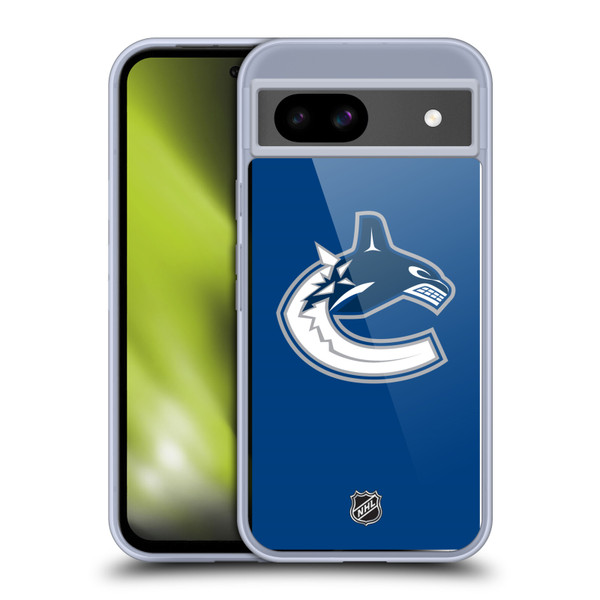 NHL Vancouver Canucks Plain Soft Gel Case for Google Pixel 8a