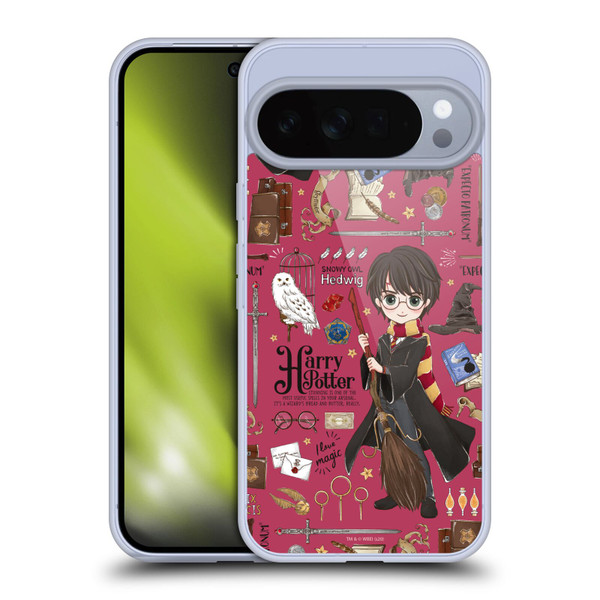 Harry Potter Deathly Hallows XXXVII Harry Pattern Soft Gel Case for Google Pixel 10 Pro XL