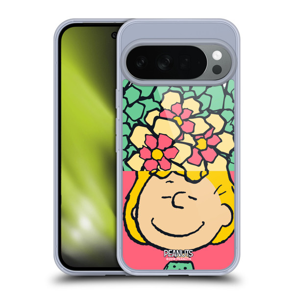 Peanuts Halfs And Laughs Sally Flowers Soft Gel Case for Google Pixel 10