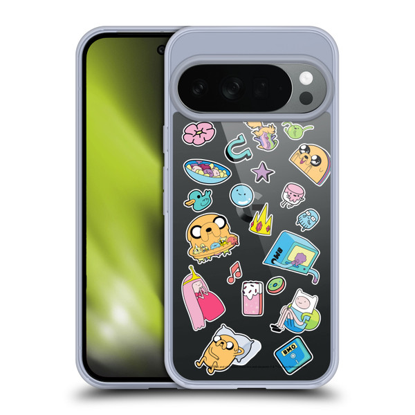 Adventure Time Graphics Icons Soft Gel Case for Google Pixel 10