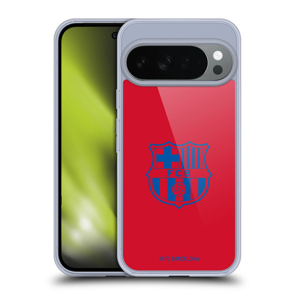 FC Barcelona Crest Patterns Red Soft Gel Case for Google Pixel 10