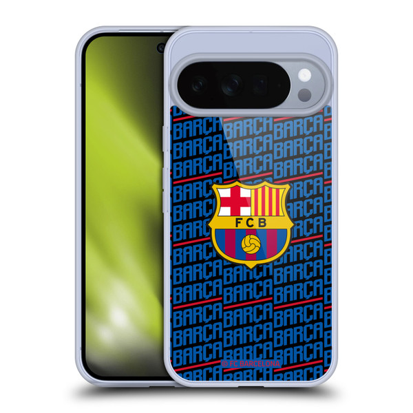 FC Barcelona Crest Patterns Barca Soft Gel Case for Google Pixel 10 Pro XL