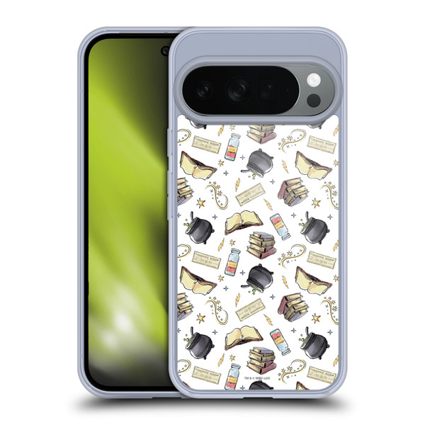 Harry Potter Deathly Hallows XIII Hogwarts Pattern Soft Gel Case for Google Pixel 10