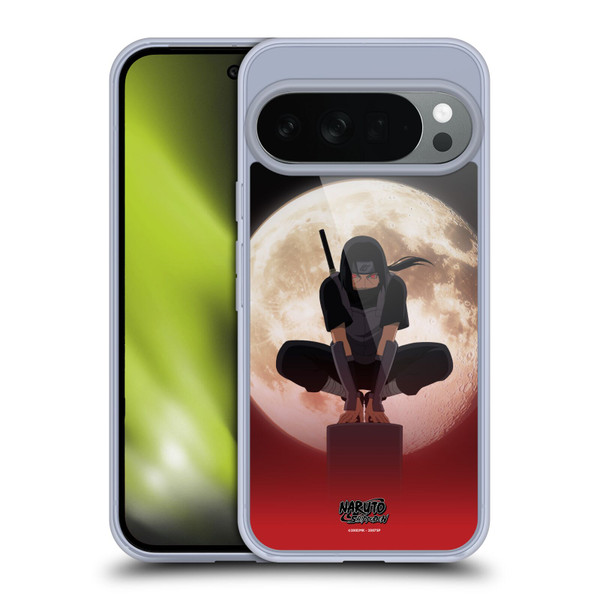 Naruto Shippuden Character Art Itachi Uchiha Moon Soft Gel Case for Google Pixel 10