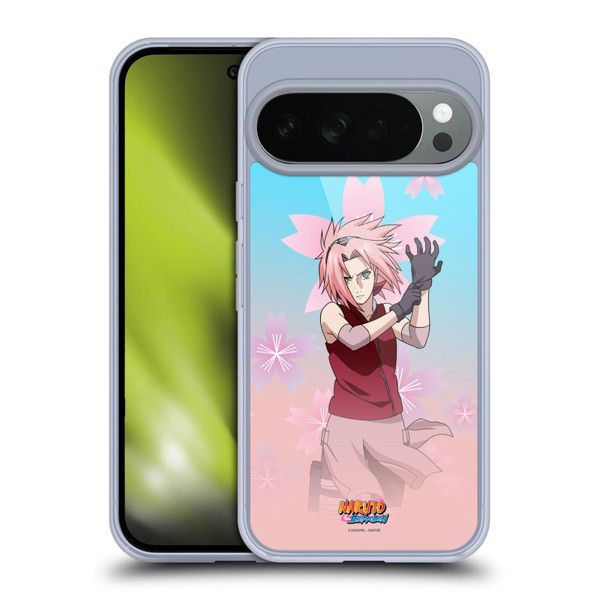 Naruto Shippuden Character Art Sakura Haruno Soft Gel Case for Google Pixel 10