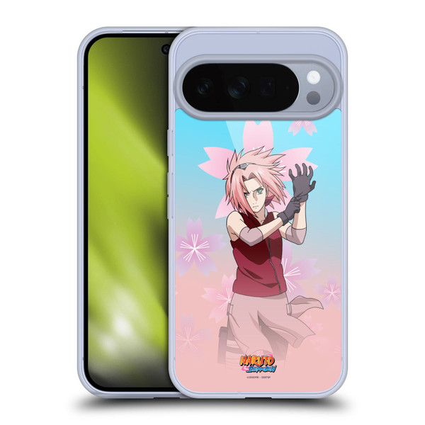 Naruto Shippuden Character Art Sakura Haruno Soft Gel Case for Google Pixel 10 Pro XL