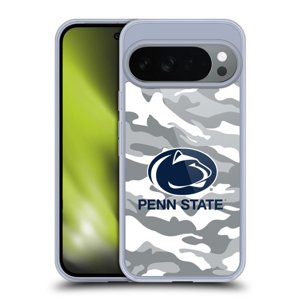 Pennsylvania State University PSU Pennsylvania State Art Camou Winter Soft Gel Case for Google Pixel 10