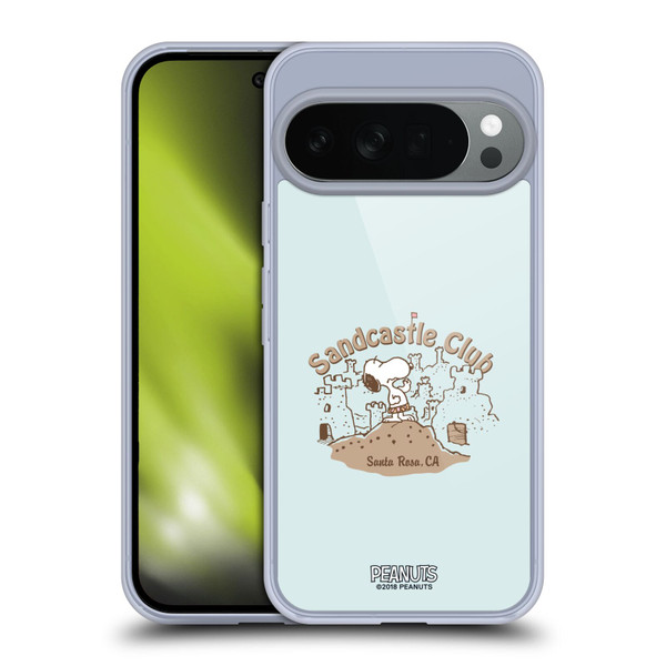 Peanuts Beach Snoopy Sand Castle Soft Gel Case for Google Pixel 10
