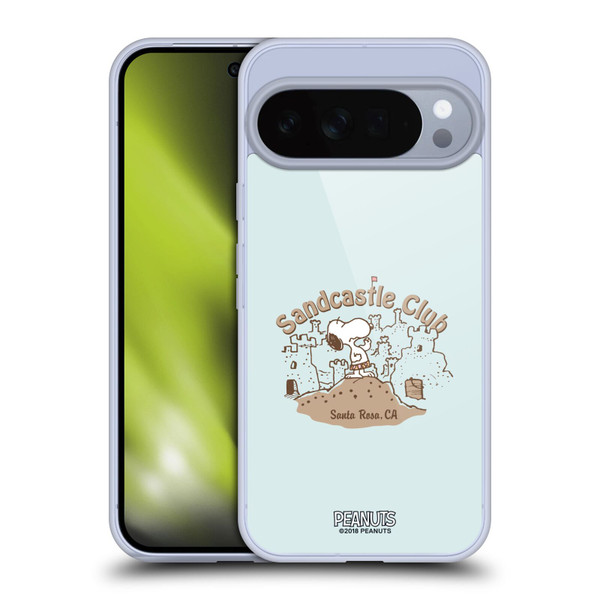 Peanuts Beach Snoopy Sand Castle Soft Gel Case for Google Pixel 10 Pro XL