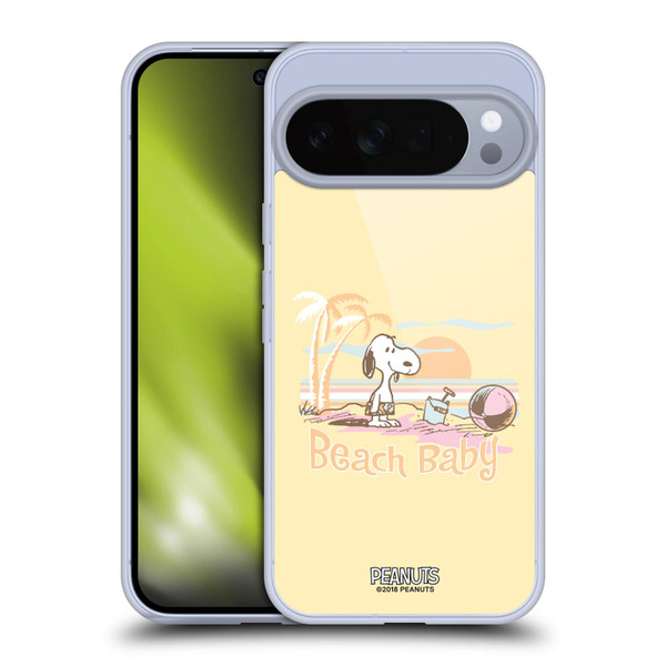 Peanuts Beach Snoopy Sunset Soft Gel Case for Google Pixel 10 Pro XL