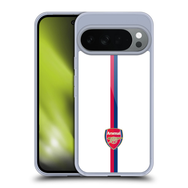 Arsenal FC Crest 2 Stripes 1 Soft Gel Case for Google Pixel 10
