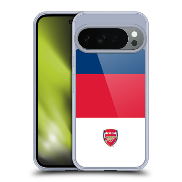 Arsenal FC Crest 2 Stripes 4 Soft Gel Case for Google Pixel 10