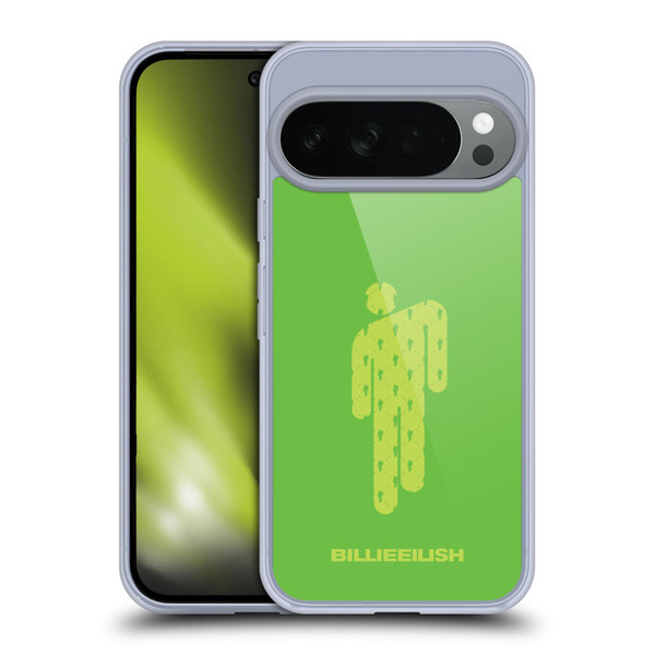 Billie Eilish Key Art Blohsh Green Soft Gel Case for Google Pixel 10