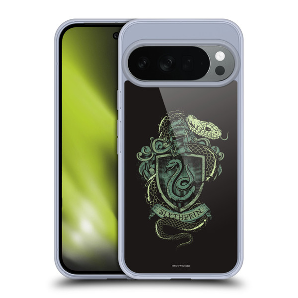 Harry Potter Deathly Hallows XIV Slytherin Soft Gel Case for Google Pixel 10