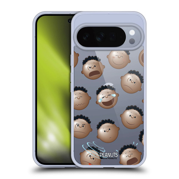 Peanuts Character Patterns Head Emotions Soft Gel Case for Google Pixel 10 Pro XL