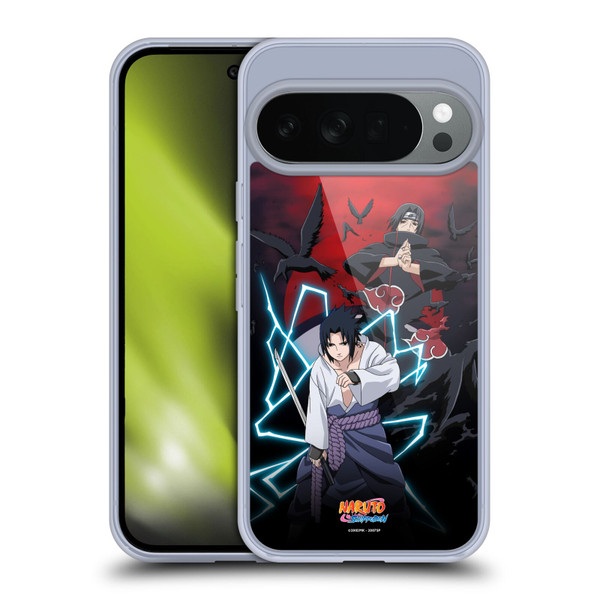 Naruto Shippuden Key Art Sasuke And Itachi Soft Gel Case for Google Pixel 10