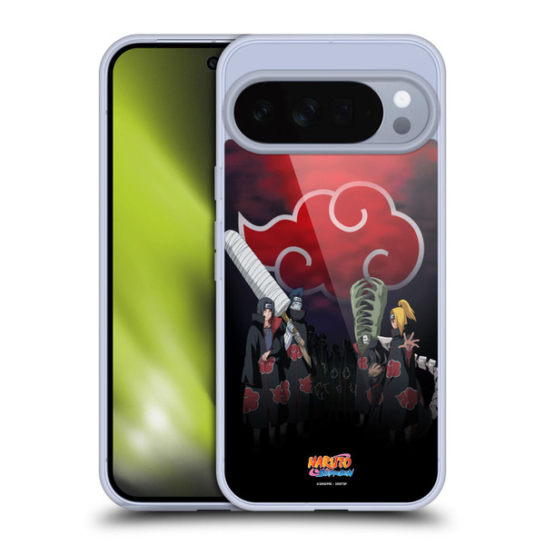 Naruto Shippuden Key Art Akatsuki Soft Gel Case for Google Pixel 10 Pro XL
