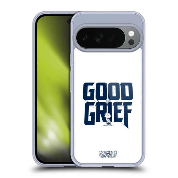 Peanuts Rock Tees Charlie Brown Good Grief Soft Gel Case for Google Pixel 10