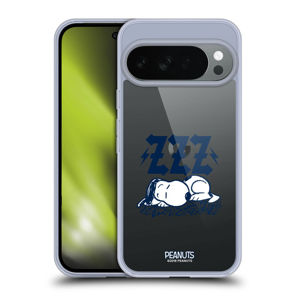 Peanuts Rock Tees Snoopy Sleepy Soft Gel Case for Google Pixel 10