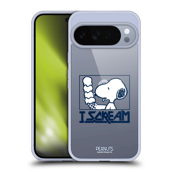 Peanuts Rock Tees Snoopy I Scream Soft Gel Case for Google Pixel 10 Pro XL