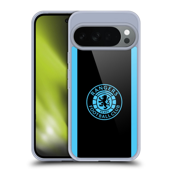 Rangers FC Crest Light Blue Soft Gel Case for Google Pixel 10