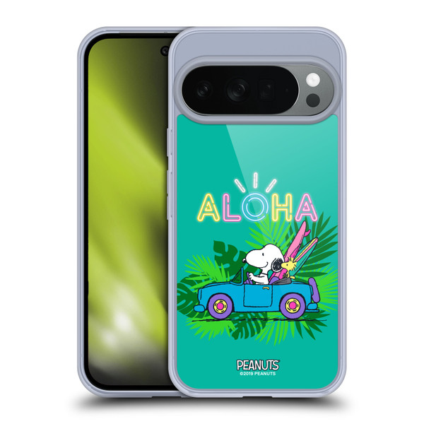 Peanuts Snoopy Aloha Disco Tropical Surf Soft Gel Case for Google Pixel 10