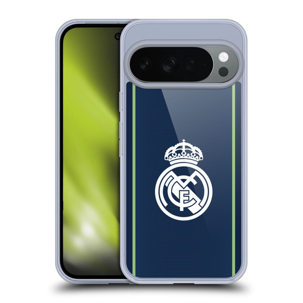 Real Madrid CF Badge Dark Blue Soft Gel Case for Google Pixel 10