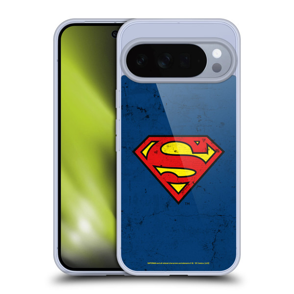 Superman DC Comics Logos Distressed Look Soft Gel Case for Google Pixel 10 Pro XL