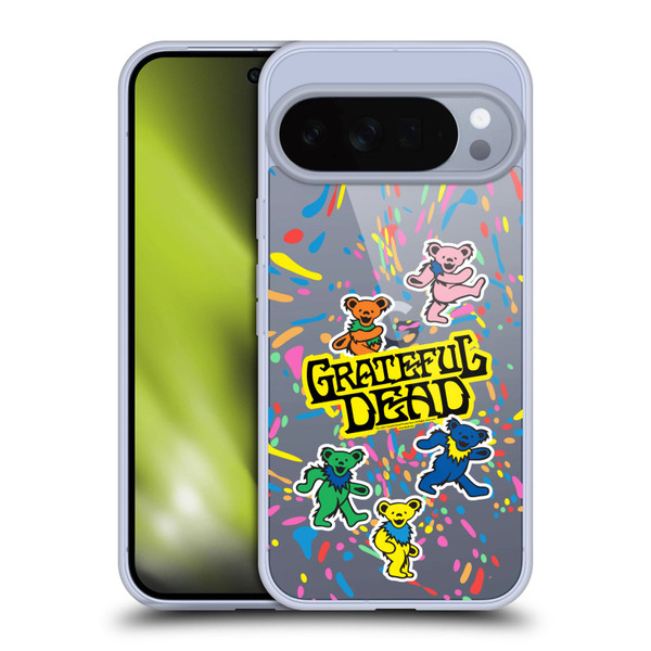 Grateful Dead Trends Bear Color Splatter Soft Gel Case for Google Pixel 10 Pro XL