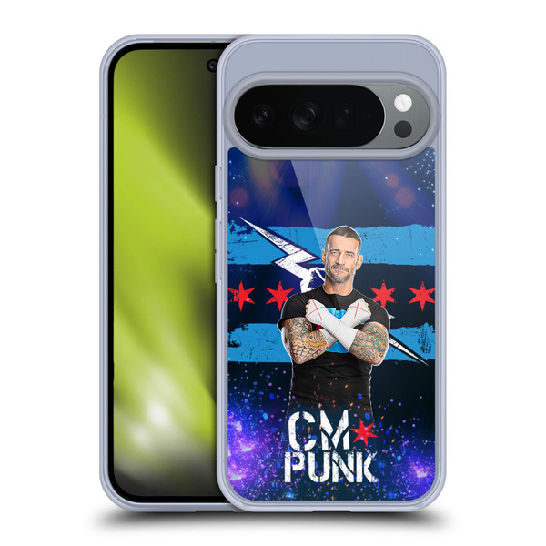 WWE CM Punk Portrait Soft Gel Case for Google Pixel 10