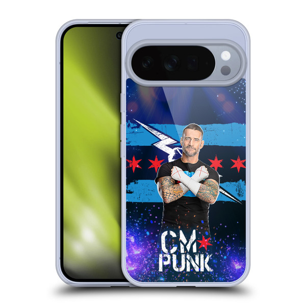 WWE CM Punk Portrait Soft Gel Case for Google Pixel 10 Pro XL