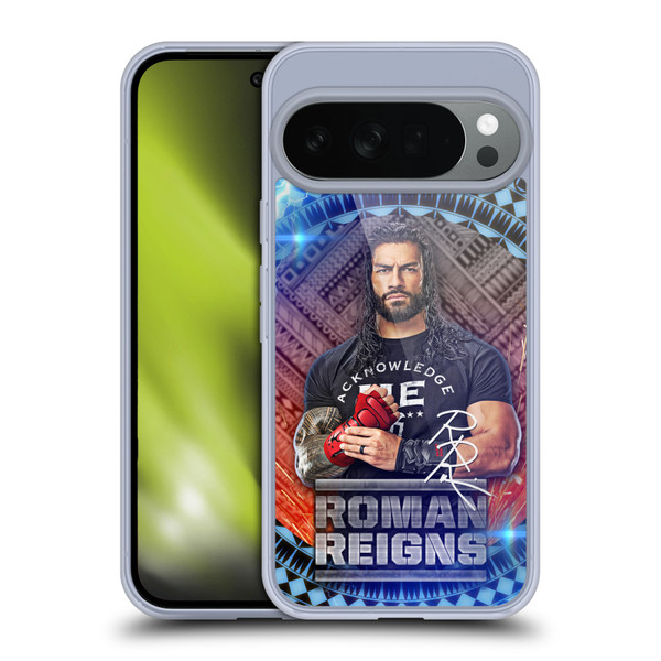 WWE Roman Reigns Tribal Pattern Soft Gel Case for Google Pixel 10