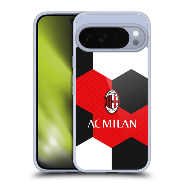 AC Milan Crest Ball Soft Gel Case for Google Pixel 10 Pro XL