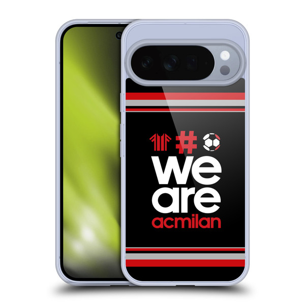 AC Milan Crest Stripes 2 Soft Gel Case for Google Pixel 10 Pro XL