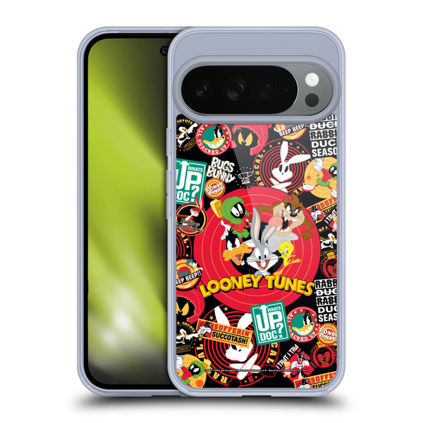 Looney Tunes Graphics and Characters Sticker Collage Soft Gel Case for Google Pixel 10