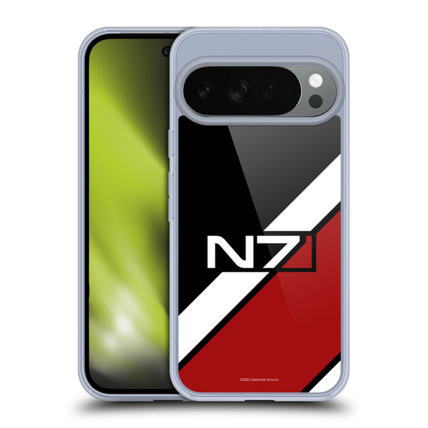 EA Bioware Mass Effect Graphics N7 Logo Stripes Soft Gel Case for Google Pixel 10