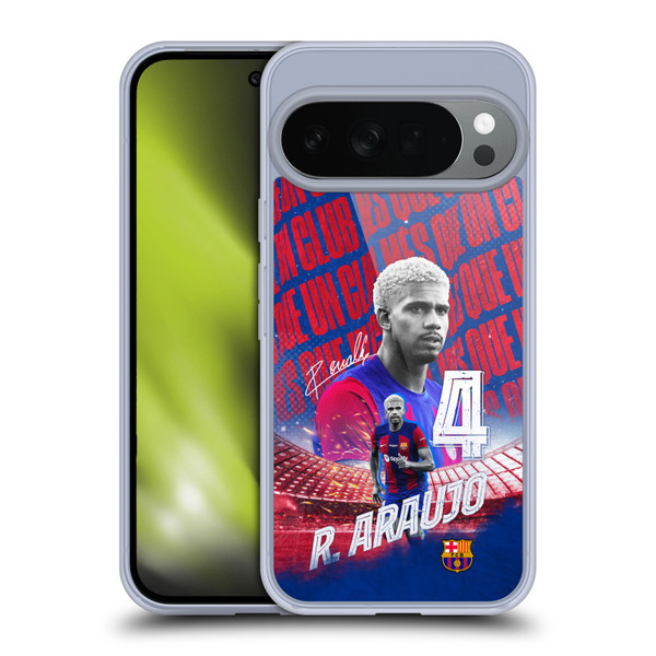 FC Barcelona 2023/24 First Team Ronald Araújo Soft Gel Case for Google Pixel 10
