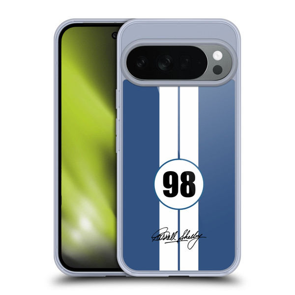 Shelby Car Graphics 1965 427 S/C Blue Soft Gel Case for Google Pixel 10