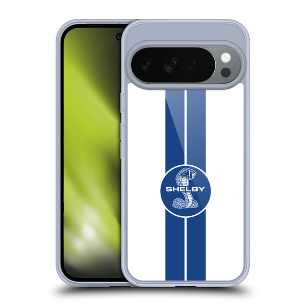 Shelby Car Graphics 1965 427 S/C White Soft Gel Case for Google Pixel 10